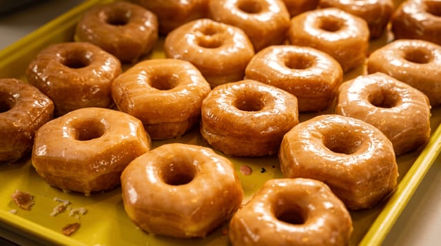 Glazed.